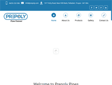 Tablet Screenshot of prepoly.com